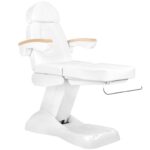 Fauteuil De Cosmétique Électrique Luxe Blanc/Hêtre 3M 1