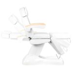 Fauteuil De Cosmétique Électrique Luxe Blanc/Hêtre 3M 4