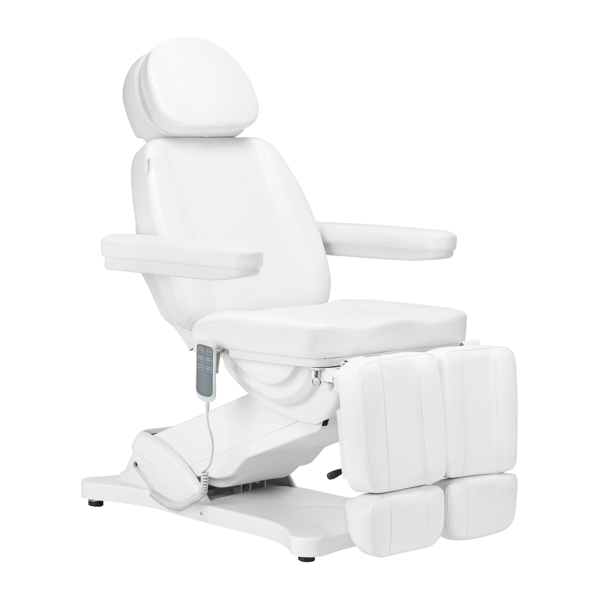 Fauteuil De Manucure Électrique Sillon Classic 3 Moteurs Avec Repose-Pieds Blanc Fauteuil De Manucure Électrique Sillon Classic 3 Moteurs Avec Repose-Pieds Blanc