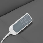 Fauteuil De Manucure Électrique Sillon Classic 3 Moteurs Avec Repose-Pieds Gris 12