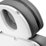 Fauteuil De Manucure Électrique Sillon Classic 3 Moteurs Avec Repose-Pieds Gris 17