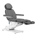 Fauteuil De Manucure Électrique Sillon Classic 3 Moteurs Avec Repose-Pieds Gris 2