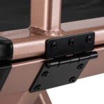 Fauteuil De Maquillage En Aluminium Or Rose 2