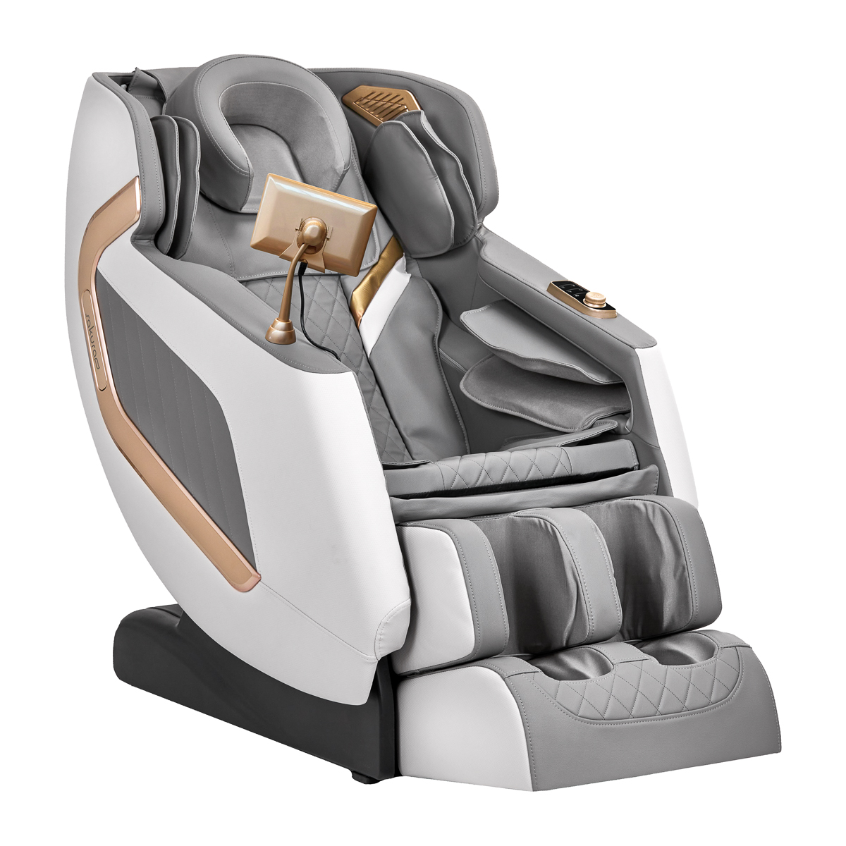 Fauteuil De Massage Sakura Classic 802A Blanc Gris Fauteuil De Massage Sakura Classic 802A Blanc Gris