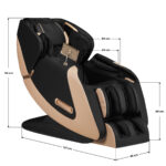 Fauteuil De Massage Sakura Luxury 808 Noir Beige 18