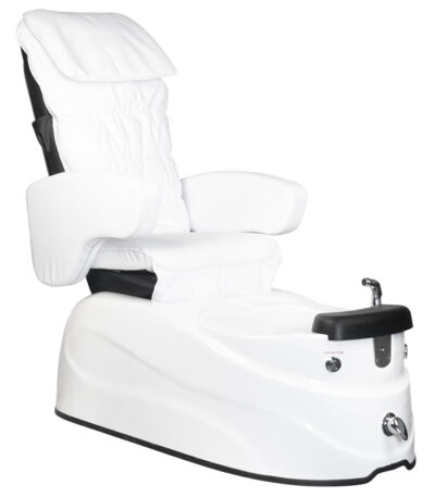 Fauteuil De Pédicure Spa As-122 Blanc Avec Fonction Massage