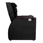 Fauteuil De Spa Pour Pédicure Avec Massage Du Dos Azzurro 101 Noir 6