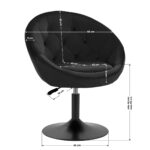Fauteuil Pivotant 4Rico Qs-Bl12G Noir 8