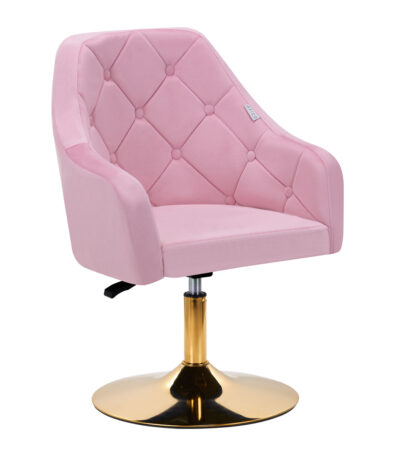 Fauteuil Pivotant 4Rico Qs-Bl14G Rose