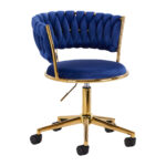 Fauteuil Pivotant 4Rico Qs-Gw01G Bleu Marine