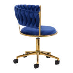 Fauteuil Pivotant 4Rico Qs-Gw01G Bleu Marine 2