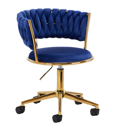 Fauteuil Pivotant 4Rico Qs-Gw01G Bleu Marine