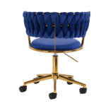 Fauteuil Pivotant 4Rico Qs-Gw01G Bleu Marine 3