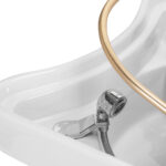 Gabbiano Head Spa 017 Lit De Lavage De Cheveux Brun 9