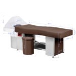 Gabbiano Head Spa 017 Lit De Lavage De Cheveux Brun 17