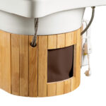 Gabbiano Head Spa Bali Lit De Lavage De Cheveux Brun 16