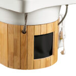 Gabbiano Head Spa Bali Lit De Lavage De Cheveux Noir 18