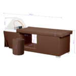 Gabbiano Head Spa Maldives Lit De Lavage De Cheveux Brun 19