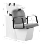 Gabbiano Porto-Bm Meuble De Lavage De Cheveux Gris 11