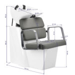 Gabbiano Porto, Unité De Lavage De Cheveux Gris Gris – Image 11