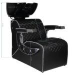 Gabbiano Simone Coiffeur Lavage De Cheveux Unité Noire 6
