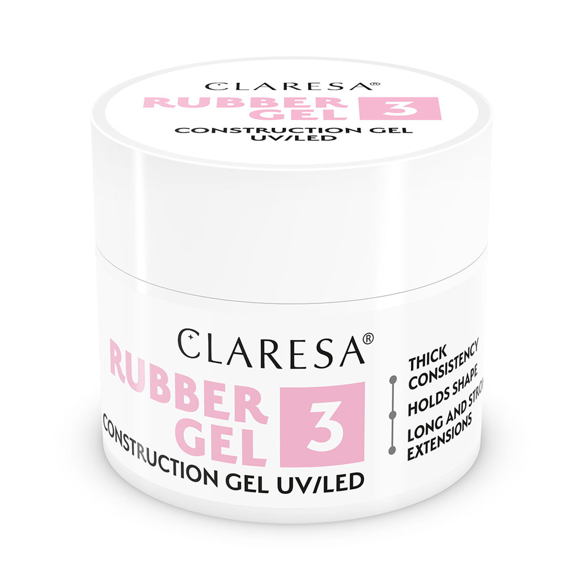 Gel De Construction En Caoutchouc Claresa 3 45 G Gel De Construction En Caoutchouc Claresa 3 45 G