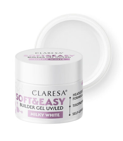 Gel Structurant Claresa Soft&Easy Blanc Laiteux 90 G
