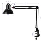 Lampe De Bureau Pix 314 Noire 8
