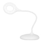 Lampe Led Annulaire Serpent Blanche Sur Le Bureau 5