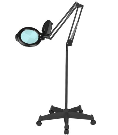 Lampe Loupe Led Noire Moonlight 8013/6 Avec Trépied