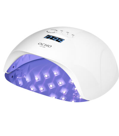 Lampe Uv Led Ocho Nails X13 65W Blanche Avec Fond Miroir