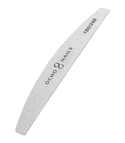 Lime Mince Demi-Lune Ocho Nails 180/240 10 Pièces.