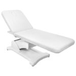 Lit De Massage Électrique Azzurro 808 À 2 Pots. Blanc 4