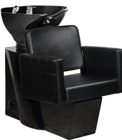 Meuble Lave-Linge Gabbiano Noir Ankara / Cuvette Noire