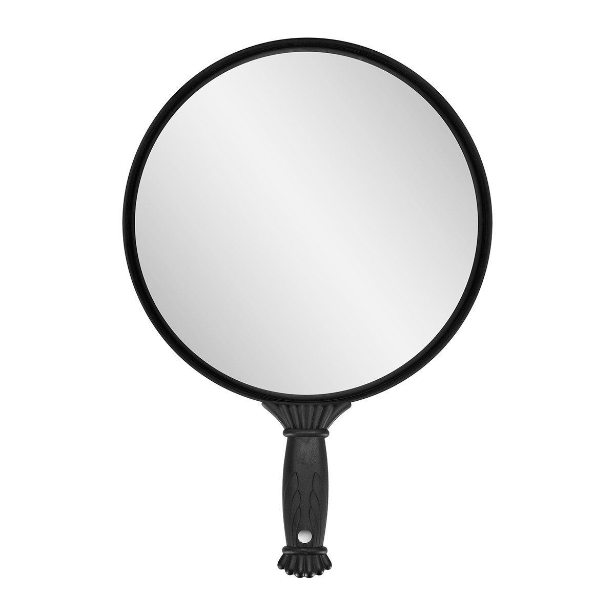 Miroir De Barbier Rond Avec Poignée Q-35 Miroir De Barbier Rond Avec Poignée Q-35