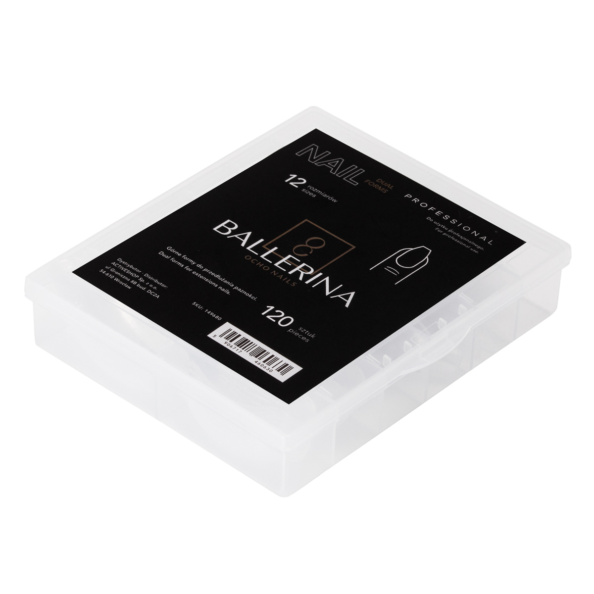 Ocho Nails Double Forme Ballerine 120 Pièces. Ocho Nails Double Forme Ballerine 120 Pièces.