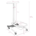 Plateau De Pédicure Confortable Sur Roulettes Avec Fonction De Levage 4
