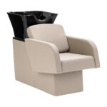 Poste De Lavage De Coiffure Gabbiano Elda Gris Et Beige