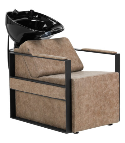 Poste De Lavage De Coiffure Modena Noir Antique