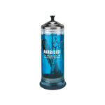 Récipient En Verre Barbicide Pour Désinfection 1100 Ml