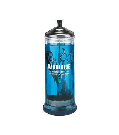 Récipient En Verre Barbicide Pour Désinfection 1100 Ml