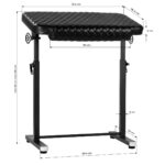 Repose-Bras Pro Ink 718 Tattoo Noir Matelassé B 7