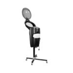 Sauna De Coiffure Gabbiano Noir Sur Pied Avec Ozone Actif 1