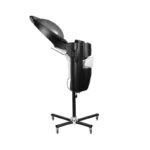 Sauna De Coiffure Gabbiano Noir Sur Pied Avec Ozone Actif 4