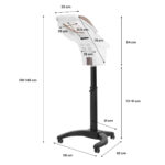 Sauna Debout Gabbiano Pour Salon De Coiffure 408D Blanc Avec Ozone Actif 6