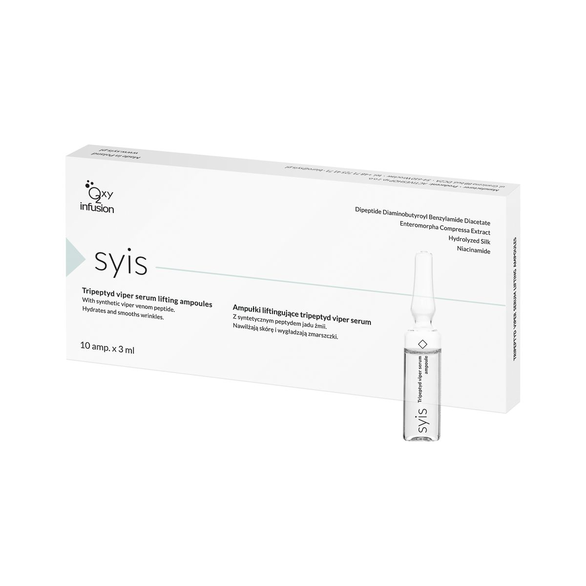 Syis Ampoules Liftantes Sérum De Vipère Tripeptidique 10X3Ml Syis Ampoules Liftantes Sérum De Vipère Tripeptidique 10X3Ml