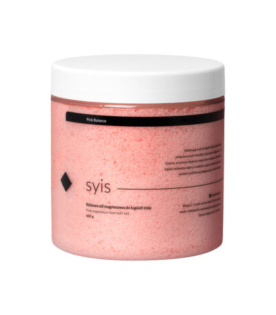 Syis Pink Balance – Sel De Magnésium Rose Pour Bains De Pieds 600 G
