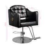Système Capillaire, Fauteuil De Coiffure 0-90 Noir - Image 5
