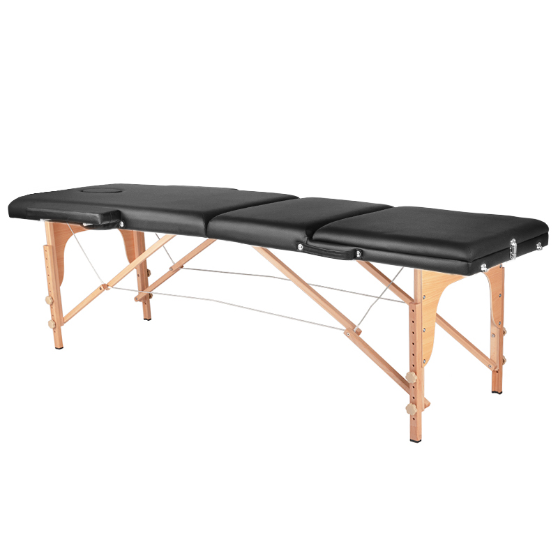 Table De Massage Confort Noire En 3 Sections Table De Massage Confort Noire En 3 Sections