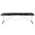 Table De Massage Confort Noire En 3 Sections, En Aluminium – Image 2